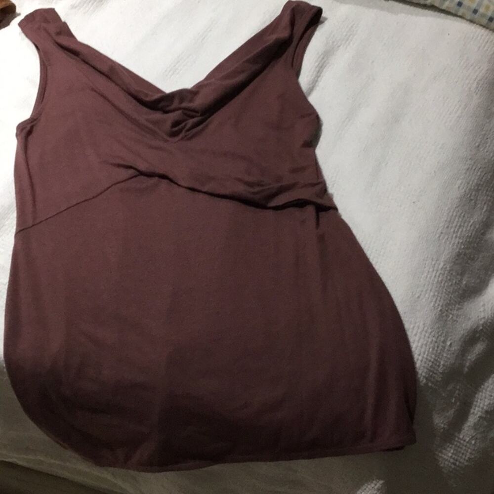 Banana Republic S brownish mauve tank NWT